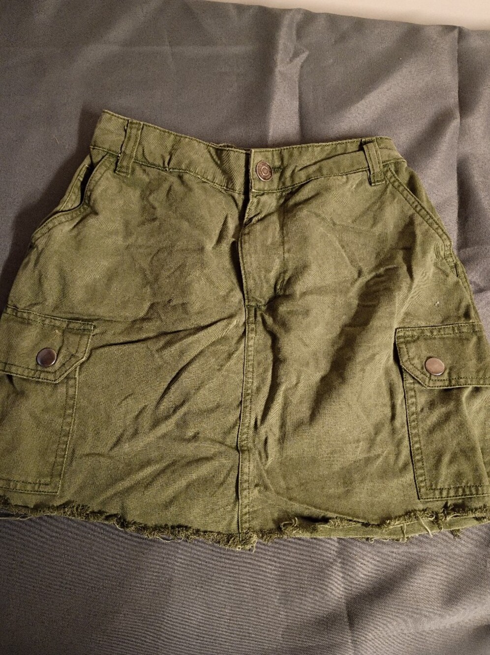 Aeropostale Olive Green Mini Skirt
